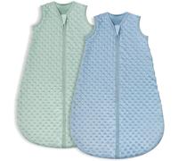 Sacco Nanna per Neonati 1,5TOG Con Pois in Peluche, 2 Pcs Sacco a Pelo per Neona