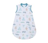 Sacco Nanna per Neonati, 100% Cotone Sacco a Pelo Estivo da 6-18 mesi, Coperta Portatile Senza Maniche per Unisex Ragazzi e Ragazze, Lavabile Traspirante Leggero, Taglia 78cm, Blu-Elefante