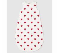 Petit Bateau A0BTS Sacco A Pelo Senza Maniche Bimba 0-24 Marshmallow/Terkuit 6-18 Mesi