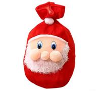 Sacco natalizio con chiusura a coulisse per un'organizzazione efficiente di regali e dolcetti per le vacanze, realizzato con materiali non tessuti