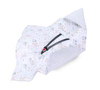 Sacco ovetto coperta invernale 90x90 cm - universale lavabile copertina per passeggino bebe per seggiolino auto bambino o swaddle neonato 0-6 mesi Oeko-Tex Gufo Grigio Chiaro