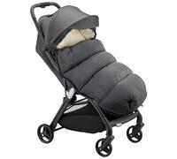 Sacco Passeggino Invernale, Coprigambe Passeggino Universale Grande, Sacco Nanna Passeggino Universale, Sacco Termico Passeggino Universale, Sacco a pelo Passeggino Grande (Grigio Scuro)