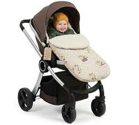 Sacco passeggino invernale nanna 90x45 cm - coprigambe universale neonato termico per cybex yoyo e altri passeggini perfetto per ragazzi e ragazze Peluche Teddy Giraffa