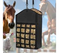 Sacco per balle di fieno per cavalli, resistente, extra large, con reti