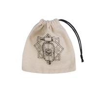 Dwarven Beige & Nero Basic Dadi Borsa Roleplaying Giochi Q-workshop RPG BDWA102