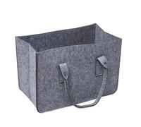 Sacco per legna in feltro grigio WERKA PRO 50x27x34cm