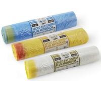Sacco Per Nettezza Urbana Profumato Con Maniglia 72x110 cm - Rotolo 10 Pezzi Tra