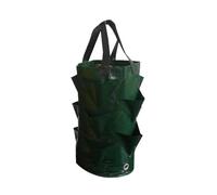 Sacco Per Piante In Tessuto 3 Gallon Planter Grow Bag Strawberry Planting Fruit Vertical Hanging Household Plant Vegetable Gardening Pot Bags(Green)