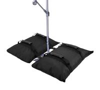 Sacco peso nero, robusto e versatile, per portaombrelli con maniglia, sacchi di sabbia per tenda pop-up, tenda da festa, ombrellone e accessori da giardino (piccolo)