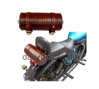 Sacco Porta Utensili In Pelle Marrone Per Meteor 350 E Royal Enfield