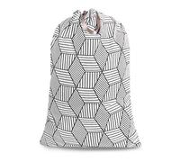 Sacco portabiancheria extra large con coulisse e manico, borsa da viaggio resistente per lavanderia e casa, resistente, antistrappo, 22 motivi (71 x 101 cm) SANFERGE