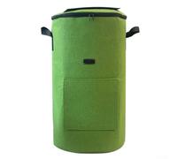 Sacco riutilizzabile per compost foglia, supporta la fermentazione probiotica, realizzato in tessuto non tessuto per una gestione efficiente dei rifiuti organici (verde)