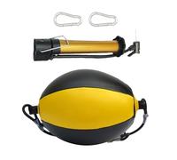 Sacco robusto a doppia estremità, palla da boxe in pelle PU, regolabile con cordoncini elastici, incantevole set di attrezzature da boxe, attrezzatura per allenamento riflesso, strumento di