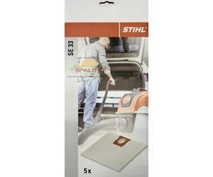 SACCO/Sacchetto ASPIRAPOLVERE 'ORIGINALE' STIHL® per mod.SE 33 - Conf. da 5 pz -