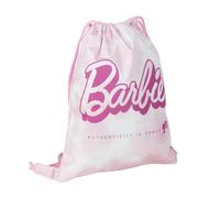 Sacco scuola Barbie per bambini - Rosa - Stampato con logo Barbie - Chiusura con coulisse - 30 x 39 cm - Ideale per la scuola materna - Prodotto originale disegnato in Spagna
