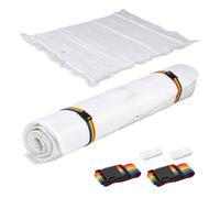 Sacco sottovuoto per materasso doppio in schiuma, per traslochi e | Sacchetti a compressione resistenti per tenere le mani libere, per una persona, 200,7 x 248,9 cm, trasparenti