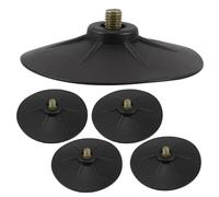 Saccone da Boxe Ventosa M8, 6 Pezzi Nero, Base Stabile