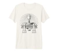 Sacerdozio Cattolico Eucaristia Calice Stola Line Art Maglietta Premium