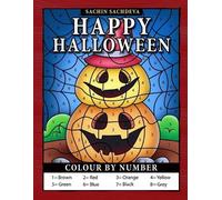 Sachin Sachdeva Happy Halloween Colour by Number (Tascabile)