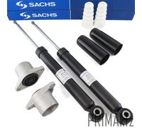 Sachs Ammortizzatore + Supporto Staubmanschetten Set Posteriore per Audi A4 B6