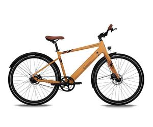 SachsenRAD Allrounder Urban Trekking E-Bike C3T con trasmissione a cinghia, sensore di coppia | 28 pollici 18 kg ultraleggero Pedelec bicicletta elettrica per uomo e donna (giallo)