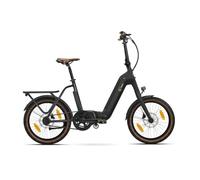 SachsenRAD F3R Centro E Bike - Bicicletta pieghevole con trasmissione a cinghia, motore centrale da 80 Nm, batteria da 540 Wh fino a 150 km, 20 pollici, freni a disco idraulici, assistenza di spinta 6
