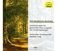 Sachsisches Vocalensemb Complete Songs for Choir (Sachsisches Vocalensembl (CD)