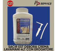 SACIR EST DEBORA CREMA LAVAMANI 4 LITRI CON EROGATORE PULIZIA PROFONDA