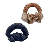 SacJkt Elastici per capelli da donna, 2 pezzi Elastici in raso morbidi ed elastici per ragazze, Grandi fasce per capelli per supporto per coda di cavallo, Accessori per lo styling