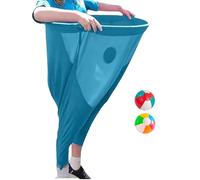 Sack Race Bags | Borse da gara per adulti, divertenti pantaloni giganti elasticizzati con 2 palline rimbalzanti, set per scuola, festival, carnevale, prato, patio, riunione, parco giochi, compleanno