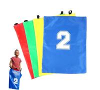 Sack Race Game - Confezione da 4 , set da 20 x 28 pollici | in tessuto resistente con design colorato, di ideale per bambini e adulti durante i festival, le riunioni