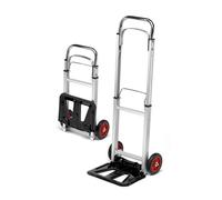 Sackkarre Trasportkarre in Alluminio Pieghevole 90 kg nera, argento, rossa