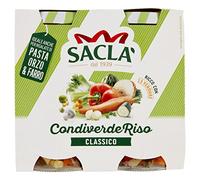Sa ondiverde Riso Classico Duo, Condimento di Mix di Verdure per Insalata di Riso e altri Cereali, Vaso Vetro, 2x290g