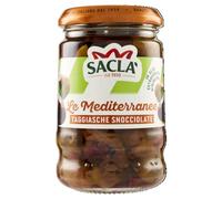 Saclà Olive Taggiasche Denocciolate in Olio Extravergine di Oliva, 12x180g