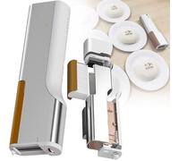 SACLMD Macchina per stampante per caffè,stampante per alimenti commestibile,stampante portatile per caffè in entrata,torta alla birra,pane fai da te,caffè,frutta,biscotti,seconda stampa