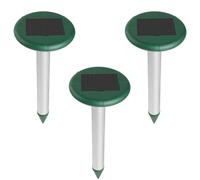 Sacolin 3 dispositivi sonori a energia solare Gopher a ultrasuoni, a forma di serpente e uccello, alimentato a energia solare con batteria, design ad alta potenza per un'ampia copertura, resistente