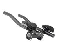 Sacolin Aero for Road, design a clip in lega di alluminio, multi-angolo regolabile, lunghezza 34 cm, comoda imbottitura in spugna, manico leggero da triathlon per strada S, Mountain S