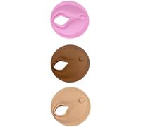 Sacolin Coperchi riutilizzabili per lattine di soda, set di 3 coperture in silicone, 5,6 cm/5,5 cm, marrone kaki, morbidi e di lunga durata, regalo divertente per addio al celibato