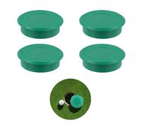 Sacolin Coppa da golf per mettere la tazza verde, 4 pezzi, copertura per tazza da golf, ausili per l'allenamento di golf, allenamento per la pratica del golf, tazze verdi per attività all'aperto