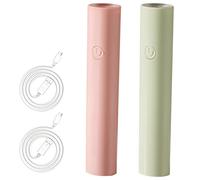 Sacolin Mini lampada per unghie portatile per smalto gel, confezione da 2 pezzi, ricaricabile tramite USB, luce portatile per unghie ad asciugatura rapida, per casa e viaggio