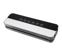 Sacolin Sigillante automatico per alimenti, macchina sottovuoto con 30 sacchetti sottovuoto, bianco e nero, 13,8 in striscia di tenuta estesa, grado di vuoto >-65Kpa, funzionamento One-Touch per