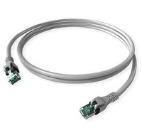 Sacon - Cavo PushPull S/FTP IP20, Cat.6A, 5 m, Colore: Grigio