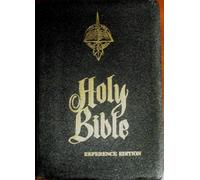 Sacra Bibbia KJV Giant Print Reference Edition Pelle nera (attraverso la rete radio biblica)