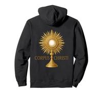 Sacra Eucaristia cattolica del Corpus Domini Felpa con Cappuccio