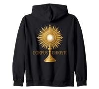 Sacra Eucaristia cattolica del Corpus Domini Felpa con Cappuccio
