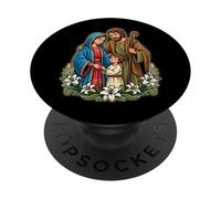 Sacra Famiglia. Gesù, Vergine Maria E San Giuseppe PopSockets PopGrip Adesivo