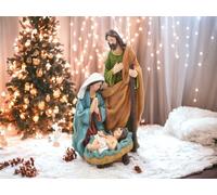 SACRA FAMIGLIA RESINA PRESEPE NATIVITA'