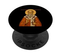 Sacra Icona Ortodossa di Ignazio di Antiochia PopSockets PopGrip Adesivo