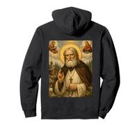 Sacra Icona Ortodossa: San Serafino Felpa con Cappuccio