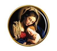 Sacra Mamma Maria E Bambino Gesù Spilla